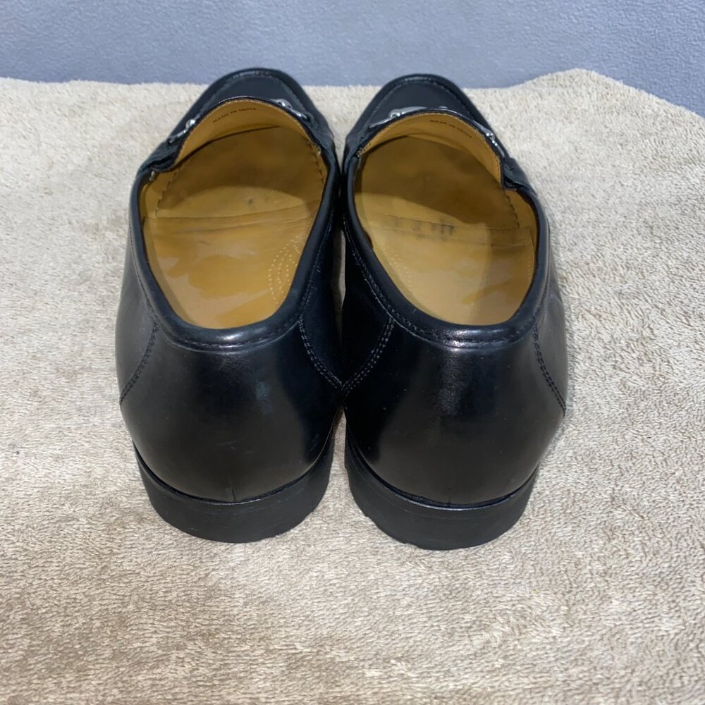 Cole Haan Men’s 9.5M Black Leather Horsebit Loafers Lug Sole Dress Casual Shoes - Picture 3 of 7